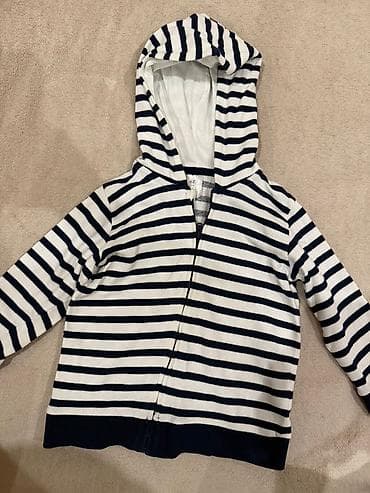 uşaq çadır: H&M uşaq kapüşonlu kardiqan/sviter - Model: zolaqlı kapüşonlu — 1