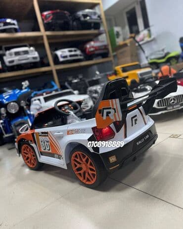 ucuz uşaq maşınları: Stokda İdman Avtomobili Volkswagen Polo K8 mavi və narıncı rənglərdə! — 5