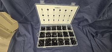 klips: Avtomobil üçün klips və bərkidici dəsti – 190 ədəd - Universal tipli — 2