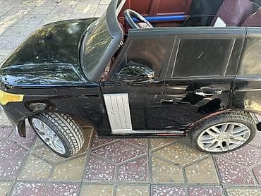 Детский мир: Uşaq üçün elektrikli maşın – “SPORT” model - Korpus: qara rəng, SUV — 4