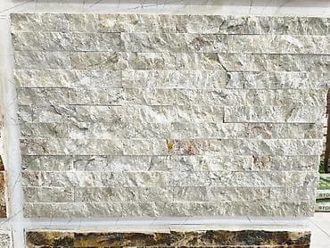 divar bralari: Dekorativ təbii daş panel – divar örtüyü - Material: təbii daş (daş — 1