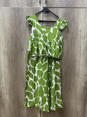 зеленые туфли: Şalvarlı dəst 
✅Yeni✅
Ölçü standart — 1