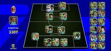 oyun diskleri: EFootball hesabı – güclü heyət - Oyun: eFootball - Klub teması: AC — 1