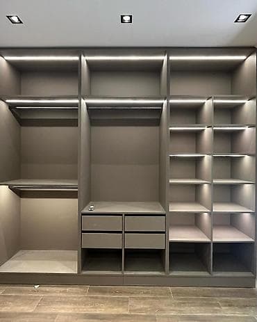 Düz dolab, Qonaq otağı üçün, Dəhliz üçün, Yataq otağı üçün, Paltar üçün, Açılan, Korpuslu, 4 qapılı