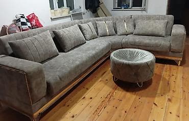 pufik divan: Künc divan, İşlənmiş, Açılan, Bazalı, Ödənişli çatdırılma — 1