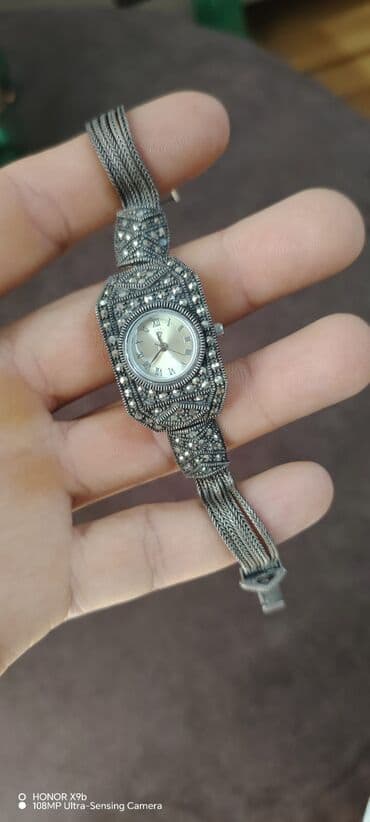 oğlan sepləri: İşlənmiş, Qol saatı, rəng - Gümüşü — 4