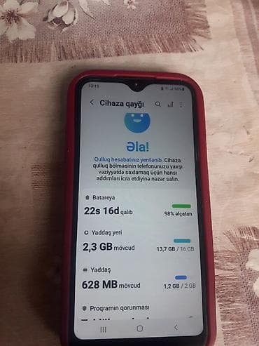 Samsung Galaxy A01, 16 GB, rəng - Qara, Sensor, İki sim kartlı