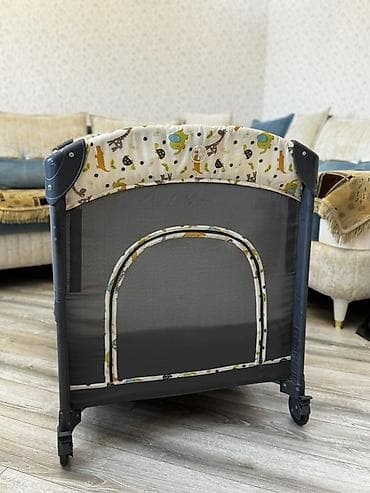uşaq manejləri: VAVA uşaq beşik–maney (portativ playpen) - Ölçü: təxmini 100×60 sm — 1