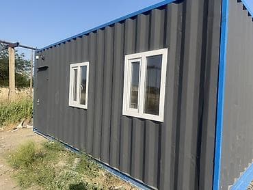 Metal karkaslı, konteyner tipli modul otaq - Xarici örtük: dalğalı