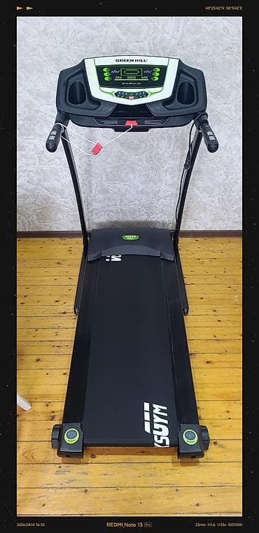 Беговые дорожки: GREEN HILL qaçış trenajoru hec bir problemi yoxdu ela veziyetded 95 — 1