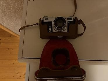 iphone 11 pro white: Kiev-4 rangefinder fotoaparatı + orijinal dəri futlyar - Model — 2