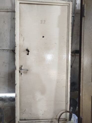 Mənzil üçün İşlənmiş Giriş qapısı 90x200 sm Çərçivə ilə, Zəmanətsiz, Ödənişli quraşdırma, Ödənişli çatdırılma