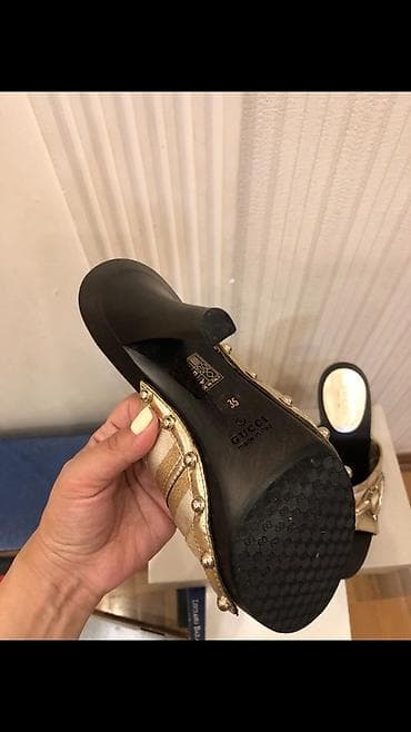 cucci: Gucci qadın sandaleti – orijinal italyan istehsalı - Model: Gucci — 10