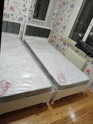 carpayı doşəyi: Təknəfərlik çarpayı, Bazalı, Matras ilə, Siyirməsiz — 3