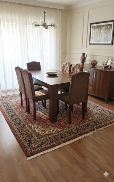 Great Wall: Qonaq otağı üçün, Yeni, Açılmayan, Kvadrat masa, 6 stul — 7