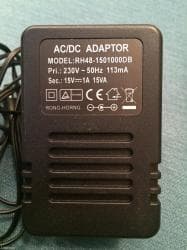 зарядное для фотоаппарата: 15v 1 amper - adapter — 2