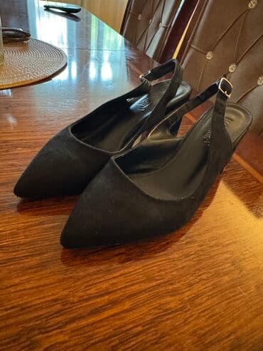 barya ayakkabı: Tuflilər, Ölçü: 37.5, rəng - Qara, İşlənmiş — 1