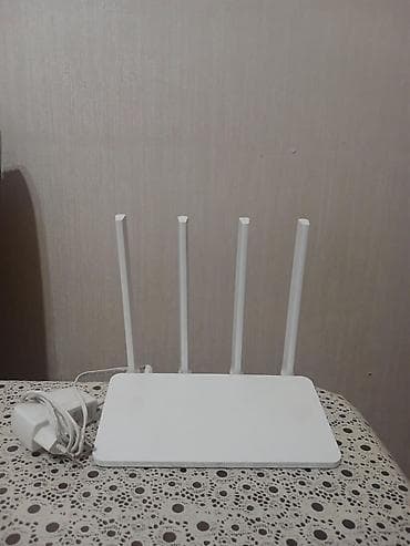 modem xiaomi 4g: Wi‑Fi router – 4 antennali, ağ rəng - Yüksək çəkmə gücü üçün 4 xarici — 1