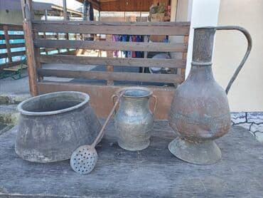 математика. 6 класс. методическое пособие: Gedim. Больше 200 лет. Медная посуда, сосуд для воды облить серебром — 1