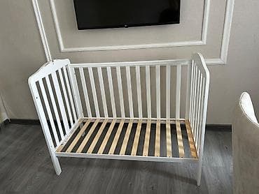 Oğlan və qız üçün, İşlənmiş, Dördbucaq, Beşik, Dəst ilə, Matras ilə, Yellənmə mexanizmsiz — 2