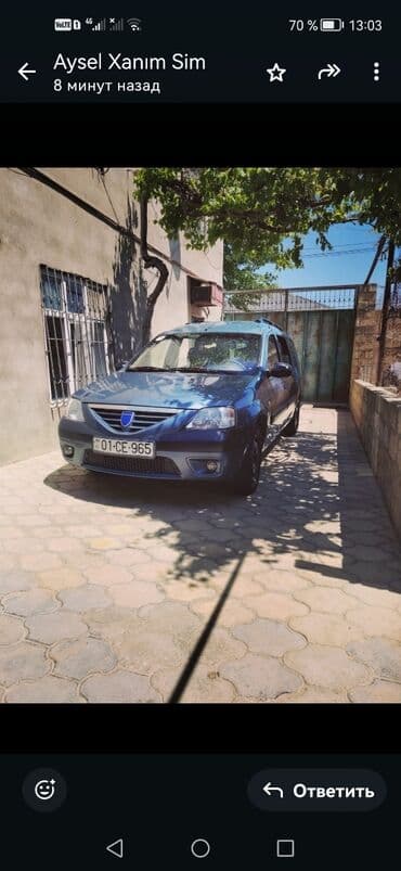 minik maşın: Dacia Logan: 1.5 l | 2007 il 287000 km Universal — 1