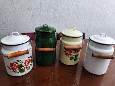 sud bidonu: Эмалированные бидоны,производства СССР, не использовались. отличного — 2