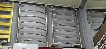 Paslanmayan poladdan hazırlanmış divar tipli hamam radiatorları