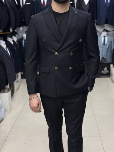 Kişi kostyum dəstləri - Klassik və modern kəsimlər: ikicərgəli