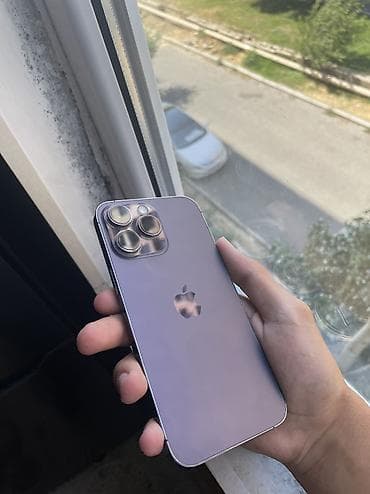 Техника и электроника: IPhone 14 Pro Max, 256 ГБ, Deep Purple, Face ID — 1