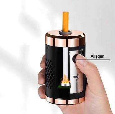 Avtomobil üçün USB-doldurulan elektron alışqan və külqabı kombini -