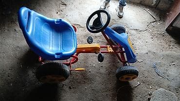 lalafo uşaq maşınları: Uşaq nəqliyyat vasitələri dəsti 1) Pedallı uşaq kartı - Sükanla — 1