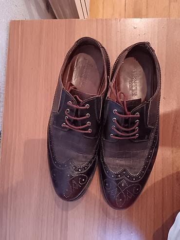 Kişi dəbli klassik ayaqqabıları - Model: broq (wingtip) üslubunda — 7