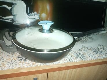 Mətbəx aksesuarları: Tava, rəng - Boz, Keramika, 24 sm — 2