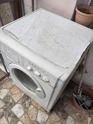 19 litr su: Paltaryuyan maşın Indesit, 6 kq, Qurutmasız — 2