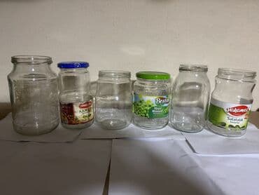 Süfrə aksesuarları: Şüşə bankalar dəsti - Məhsul: müxtəlif ölçülü şüşə bankalar — 2