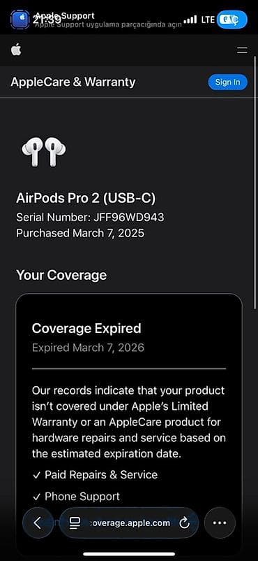 basavik kalonka: Apple AirPods Pro 2 (USB‑C) Qutusu yoxdur orginaldir micrafonu bir az — 4