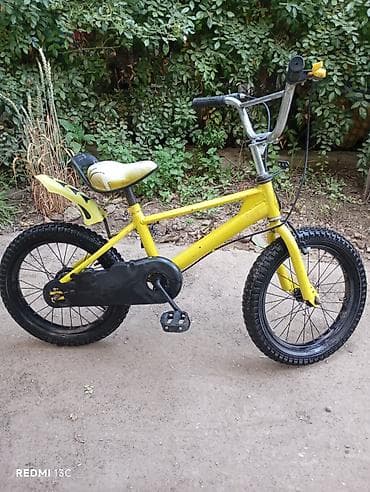 teker velosiped: İşlənmiş İki təkərli Uşaq velosipedi 16", Pulsuz çatdırılma, Ödənişli çatdırılma — 1