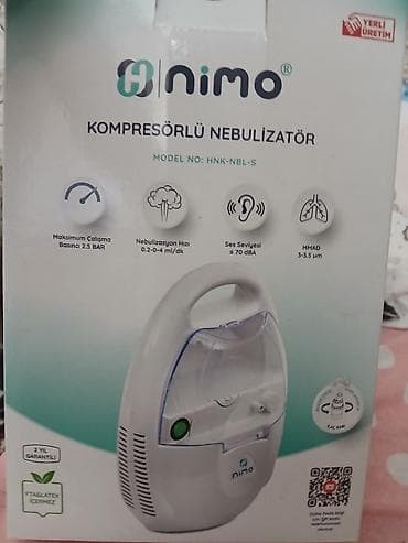 Nimo kompresörlü nebulizator – Model: HNK-NBL-S Xüsusiyyətlər: -
