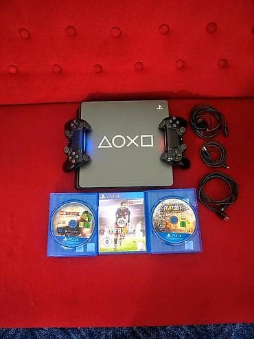 ev sobasi: Playstation 4 Slim 1TB. Evde istifade olunub. Cox mukemmel — 1