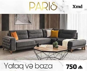 mingəcevir divan: Künc divanlar – komfort və funksionallıq bir yerdə Model 1: - L — 2