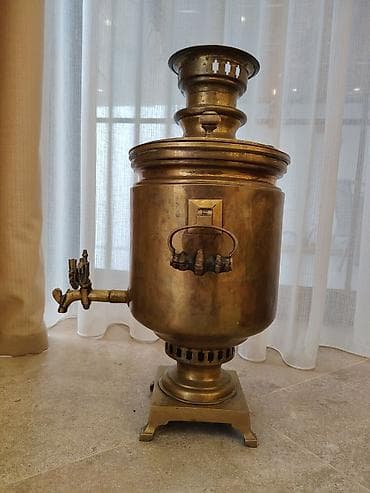 samdan: Qədimi original Bataşev samovarı. Köhnə rus istehsalı — 4