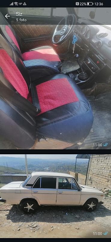 vaz 2106 stoplari: VAZ 2106 sedan, ağ rəng. - Kuzov: 4 qapı, klassik gövdə forması, xrom — 4