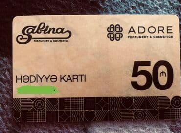 50 AZN-lik kart 40 AZN