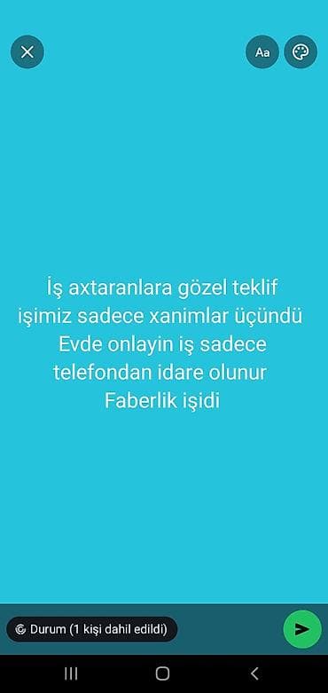 qadınlar ucun iş: Satış məsləhətçisi tələb olunur, Yalnız qadınlar üçün, İstənilən yaş, Təcrübəsiz — 1