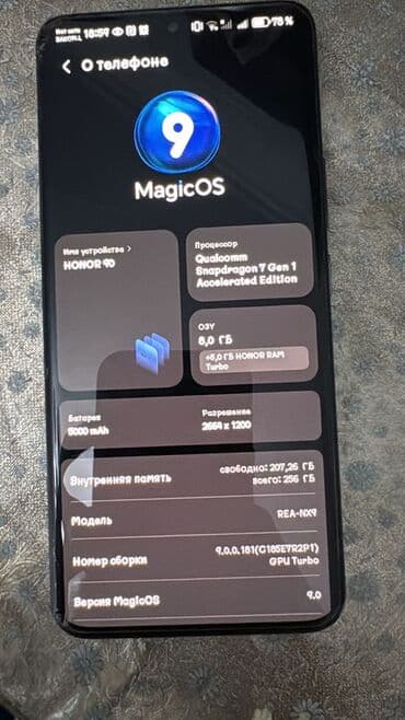 irsad iphone x qiymeti: Honor 90, 256 GB, rəng - Boz — 1