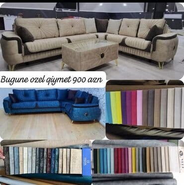 диваны в баку: Угловой диван, Новый, Раскладной, С подъемным механизмом, Ткань, Бесплатная доставка в черте города — 1