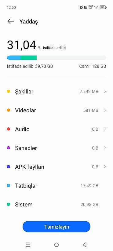 poco telefon: Infinix HOT 50i, 128 GB, rəng - Mavi — 4