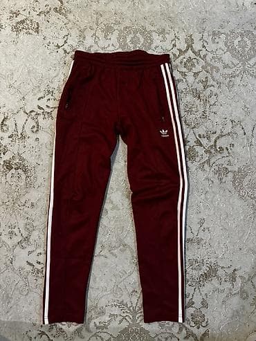 Adidas Originals trefoil idman dəsti — bordo rəngdə - İkitərtibli