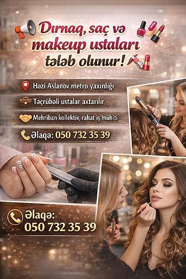 Anbar: Dırnaq ustası tələb olunur, Yerin icarəsi, 3-5 illik təcrübə — 1