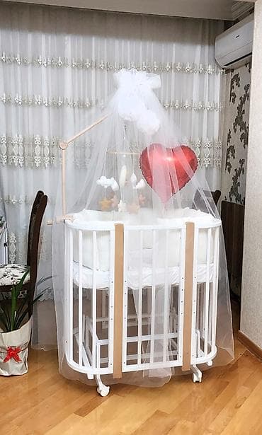 Oğlan və qız üçün, Yeni, Yumru, Beşik, Dəst ilə, Matras ilə, Yellənmə mexanizm ilə